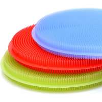 Anti bacterial Dishes Multipurpose Silicone Sponge Dish Washing Scrubber Kitchen Gadgets Brush Accessories