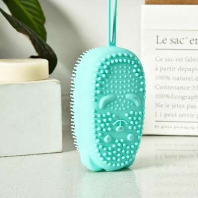 High Quality Silicone Bath Brush Colorful Soft Double-sided Massage Brush