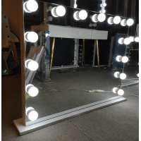 DoCareLife Flameless Beautiful Girl Dimming Vanity Hollywood Makeup Mirror with LED Lights Bulb